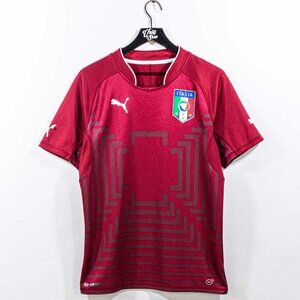 Italy Puma Goalkeeper Jersey 2014 Medium Soccer Futbol Blokecore Italia Azzurri